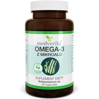 Kwasy Tłuszczowe Medverita Omega 3 z mikroalg 60kaps