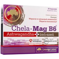 Adaptogeny Olimp Chela-Mag B6 Ashwagandha+Żeń- Szeń 30kap