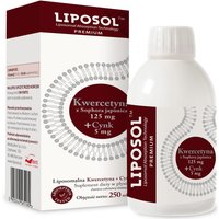 Detoks i Antyoksydanty Aliness Liposomalna Kwercytyna 125mg +Cynk 250ml