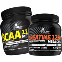 Zestaw Olimp Nutrition BCAA 1100 Mega Caps 300kaps + Creatine 1250 400kaps