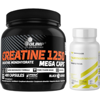 Zestaw Promaker Olimp Creatine 1250 400kaps +Promaker Taurynian Magnezu
