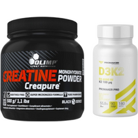 Zestaw Promaker Olimp Creatine Mono Creapure 500g + PROMAKER D3+K2
