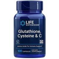 Antyoksydanty Life Extension Glutathione, Cysteine & C 100CAP