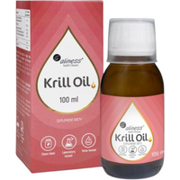 Aliness KrillOilOmega3 z Astaksantyną 100ml - olej z kryla