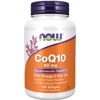 Zdrowe Serce Now Foods Coq10 With Omega 3 60mg 120soft