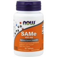 Pamięć i Koncentracja S-adenozylo L-metionina Now Foods SAMe 400mg 30tab
