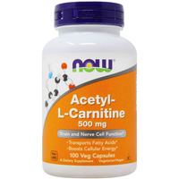 Odchudzanie L-karnityna Now Foods Acetyl L-Carnitine 500mg 100vkaps
