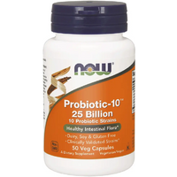 Wsparcie Jelit Probiotyki Now Foods Probiotic-10 25 Billion 50vkaps
