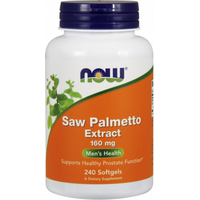 Męska Kondycja Palma Sabałowa Now Foods Saw Palmetto Extract 160mg 240softgels
