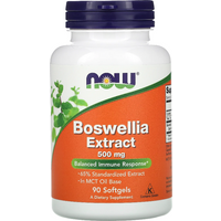 Regeneracja Stawów Kadzidłowiec Now Foods Boswellia Extract 500mg 90softgels