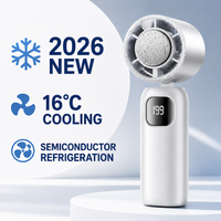 Mini Kipas Sejuk Portable Handheld High Speed Turbo Semiconductor Cooling Fan Kipas Angin Muka Mudah Alih Untuk Travel Office