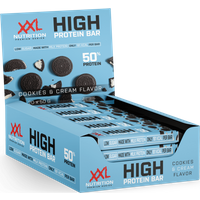XXL Nutrition High Protein Bar 2.0 Cookies & Cream 20 Pack