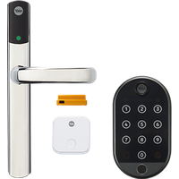 Conexis L2 Chrome with Fingerprint Keypad Bundle