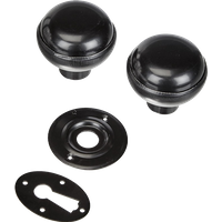 Rim Knob Set Black