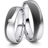 🦚 Modell TR111 Wellen Fuge 750er Weissgold-Carbon – 81931 🦚 Modell TR111 Wellen Fuge 750er Weissgold-Carbon – 81931