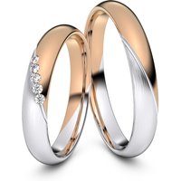 🦚 Modell TR053 Schräge Fuge 750er Weißgold-Rotgold – 50096 🦚 Modell TR053 Schräge Fuge 750er Weißgold-Rotgold – 50096