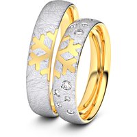 🦚 Modell TR376 Schneeflocke 750er Weißgold-Gelbgold – 38179 🦚 Modell TR376 Schneeflocke 750er Weißgold-Gelbgold – 38179