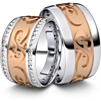 🦚 Modell TR384 585er Weißgold-Rotgold – 38484 🦚 Modell TR384 585er Weißgold-Rotgold – 38484