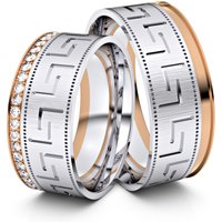 🦚 Modell TR306 333er Weißgold-Rotgold – 35634 🦚 Modell TR306 333er Weißgold-Rotgold – 35634