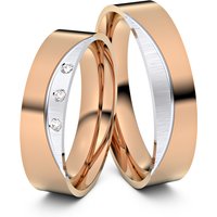 🦚 Modell TR173 Third Moon 333er Rotgold-Weißgold – 30799 🦚 Modell TR173 Third Moon 333er Rotgold-Weißgold – 30799