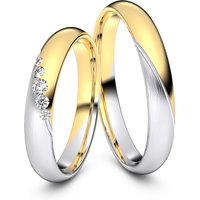 🦚 Modell TR053 Schräge Fuge 333er Weißgold-Gelbgold – 50062 🦚 Modell TR053 Schräge Fuge 333er Weißgold-Gelbgold – 50062