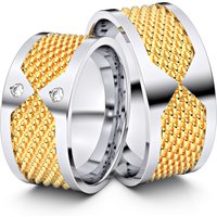 🦚 Modell TR389 585er Weißgold-Gelbgold – 50784 🦚 Modell TR389 585er Weißgold-Gelbgold – 50784