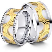 🦚 Modell TR172 Wasserlinie 750er Weißgold-Gelbgold – 30763 🦚 Modell TR172 Wasserlinie 750er Weißgold-Gelbgold – 30763