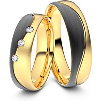 🦚 Modell TR111 Wellen Fuge 750er Gelbgold-Carbon – 81945 🦚 Modell TR111 Wellen Fuge 750er Gelbgold-Carbon – 81945