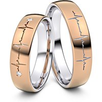 🦚 Modell TR390 Herzschlag 585er Rotgold-Weißgold – 50826 🦚 Modell TR390 Herzschlag 585er Rotgold-Weißgold – 50826