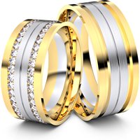 🦚 Modell TR357 333er Gelbgold-Weißgold – 37473 🦚 Modell TR357 333er Gelbgold-Weißgold – 37473