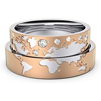 🦚 Modell TR239 Weltkarte 585er Rotgold-Weißgold – 33288 🦚 Modell TR239 Weltkarte 585er Rotgold-Weißgold – 33288