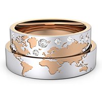 🦚 Modell TR239 Weltkarte 333er Weißgold-Rotgold – 33285 🦚 Modell TR239 Weltkarte 333er Weißgold-Rotgold – 33285