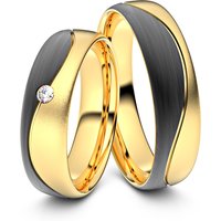 🦚 Modell TR111 Wellen Fuge 750er Gelbgold-Carbon – 81928 🦚 Modell TR111 Wellen Fuge 750er Gelbgold-Carbon – 81928