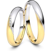 🦚 Modell TR053 Schräge Fuge 333er Gelbgold-Weißgold – 50071 🦚 Modell TR053 Schräge Fuge 333er Gelbgold-Weißgold – 50071