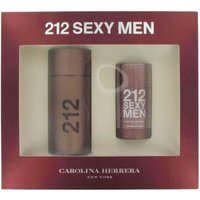 212 Sexy Cologne for Men Gift Set (Eau De Toilette Spray & Deodorant Stick), 1 Set, Carolina Herrera