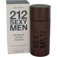 212 Sexy Cologne for Men, Eau De Toilette Spray (Tester), 3.3 oz, Carolina Herrera