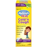 4 Kids Cold n Cough - Grape Flavor, 4 oz, Hylands