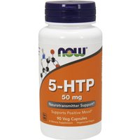 5-HTP 50 mg 5-Hydroxy-L-Tryptophan 90 Caps, NOW Foods