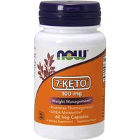 7-Keto 100 mg, 60 Vegetarian Capsules, NOW Foods
