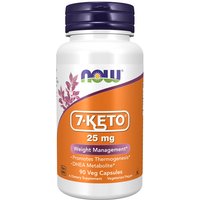 7-Keto 25 mg for Weight Management, 90 Veg Capsules, NOW Foods