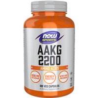 AAKG 2200, 180 Veg Capsules, NOW Foods
