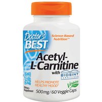 Aceteyl-L-Carnitine 500 mg with Biosint Carnitines, 60 Veggie Caps, Doctors Best
