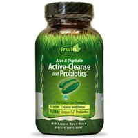 Active-Cleanse & Probiotics, Aloe & Triphala, 60 Liquid Softgels, Irwin Naturals