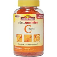 Nature Made Adult Gummies Vitamin C Chewable, Orange, 80 Gummies