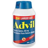 Advil Ibuprofen 200 mg, 360 Coated Tablets, Pain Reliever/Fever Reducer