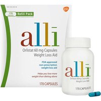 Alli Orlistat 60 mg Weight Loss Aid, 170 Capsules