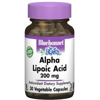 Alpha Lipoic Acid 200 mg, 30 Vegetable Capsules, Bluebonnet Nutrition