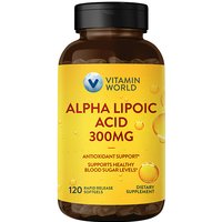Alpha Lipoic Acid 300 mg, 120 Rapid Release Softgels, Vitamin World