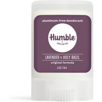 Aluminum-Free Original Formula Deodorant Travel Size, Lavender & Holy Basil, 0.5 oz, Humble Brands