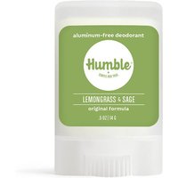 Aluminum-Free Original Formula Deodorant Travel Size, Lemongrass & Sage, 0.5 oz, Humble Brands